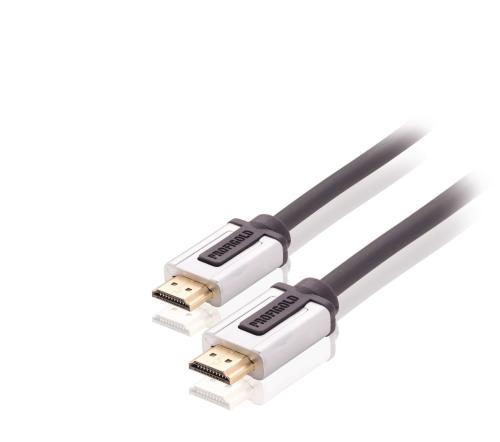 Profigold PROV1203 High Speed HDMI-kabel met ethernet HDMI-aansluiting - HDMI -aansluiting 3,00 m zwart
