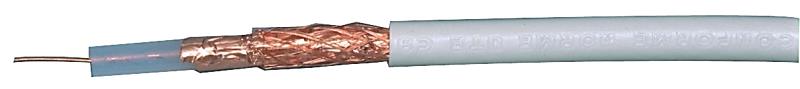Valueline CXR-003LC Coax kabel 75 Ohm op rol van 100 m wit