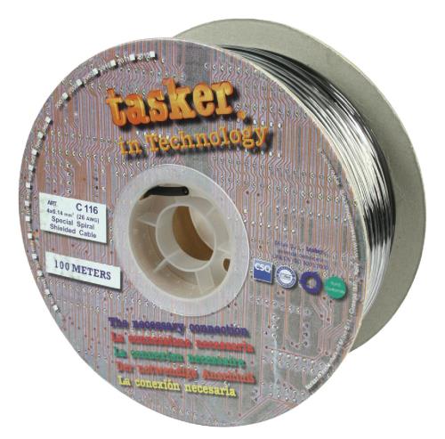 Tasker C116 Audio kabel 4 x 0,14 mm² op rol 100 m