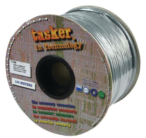Tasker C258 VGA / XGA-kabel 5 x 0,08 mm² op rol 100 m zwart