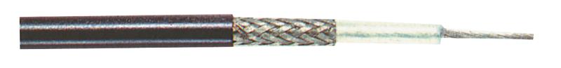 Tasker RG28CU Professionele coax kabel 50 Ohm op rol 100 m zwart