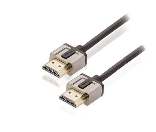 Profigold PROL1212 High Speed HDMI-kabel met Ethernet HDMI-connector - HDMI-connector 2,00 m zwart