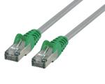 Valueline VLCP85150E5.00 FTP CAT 5e cross netwerkkabel 5,00 m grijs/groen