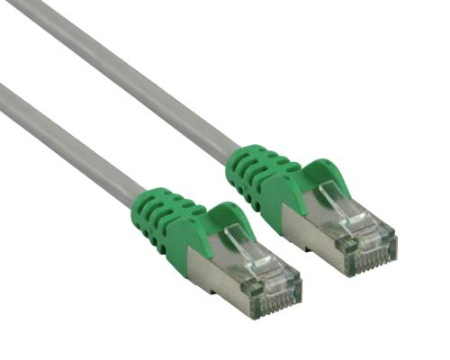 Valueline VLCP85250E3.00 FTP CAT 6 cross netwerkkabel 3,00 m grijs/groen