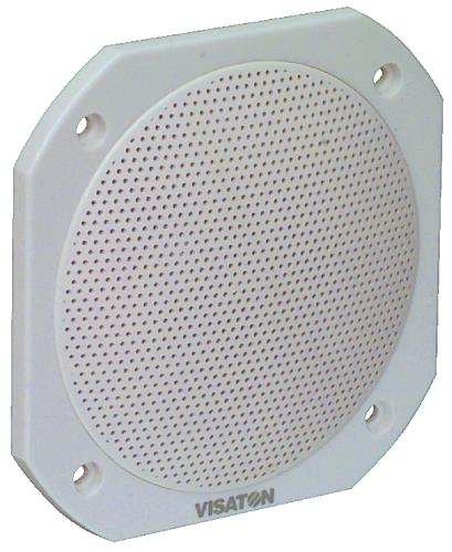 Visaton 2102 Full-range luidspreker zoutwaterbestendige 10 cm (4") 4 Ohm wit