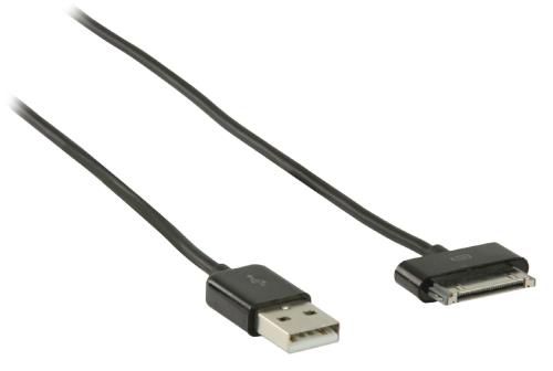 Valueline VLMP39100B1.00 Data & Oplaad kabel 1,00 m zwart