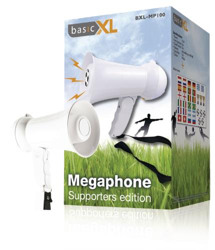 basicXL BXL-MP100 Megafoon supporters-editie