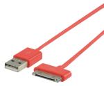 Valueline VLMP39100R1.00 Data & Oplaad kabel 1,00 m rood