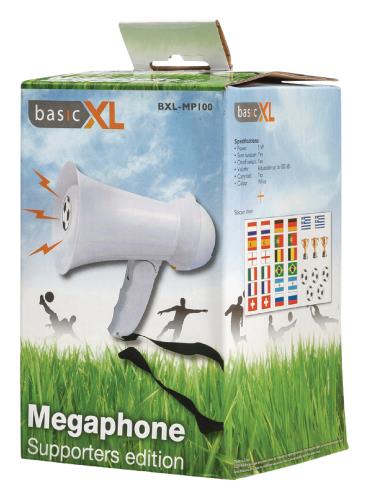 basicXL BXL-MP100 Megafoon supporters-editie