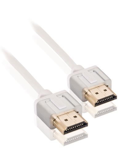 Profigold PROM1211 High Speed HDMI-kabel met Ethernet HDMI-connector - HDMI-connector 1,00 m wit