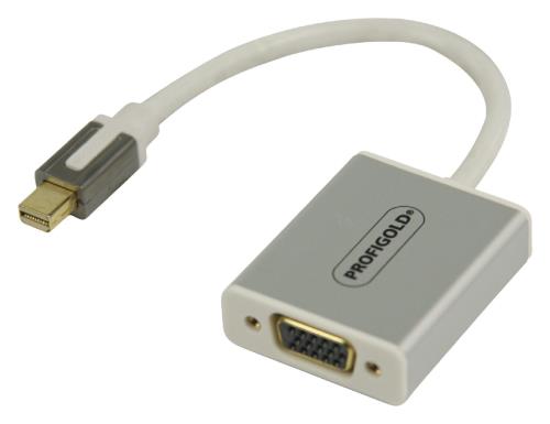 Profigold PROM201 Mini DisplayPort-adapter Mini DisplayPort male - VGA female 0,20 m wit