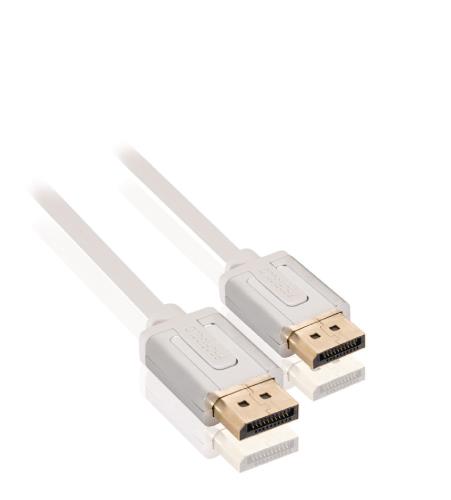 Profigold PROM402 DisplayPort-kabel male - male 2,00 m wit