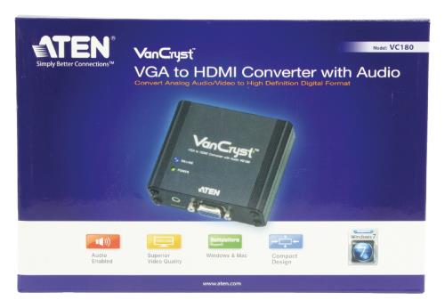 Aten VC180 VGA naar HDMI A/V Converter