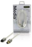 Profigold PROM6412 FireWire 400-kabel 6-pins male - 9-pins male 2,00 m wit