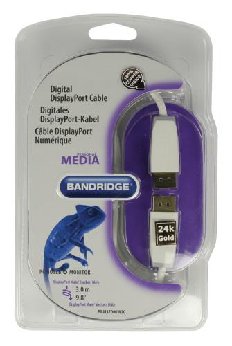 Bandridge BBM37000W30 Digitale DisplayPort kabel 3,00 m