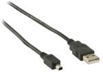 Valueline VLCP60220B20 USB 2.0 USB A male - USB mitsumi 4-pin male kabel 2,00 m zwart