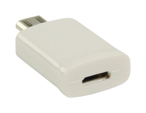 Valueline VLMP39020W MHL-adapter USB 11-pins Micro B mannelijk - USB 5-pins Micro B vrouwelijk wit