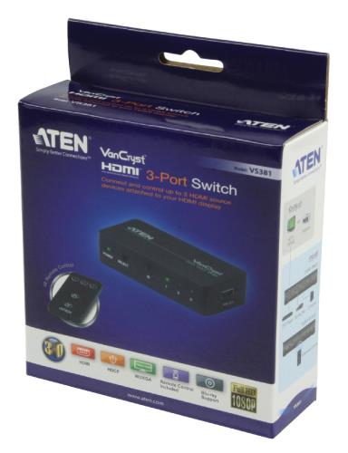 Aten VS381 3-poorts HDMI schakelaar