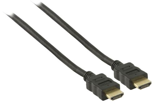 Valueline VGVP34000B10 High Speed HDMI kabel met ethernet HDMI connector - HDMI connector 1,00 m zwart