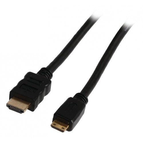 Valueline VGVP34500B50 High Speed HDMI-kabel met ethernet HDMI-connector - HDMI mini-connector 5,00 m zwart