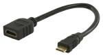 Valueline VGVP34590B02 High Speed HDMI kabel met ethernet HDMI mini-connector - HDMI input 0,20 m zwart