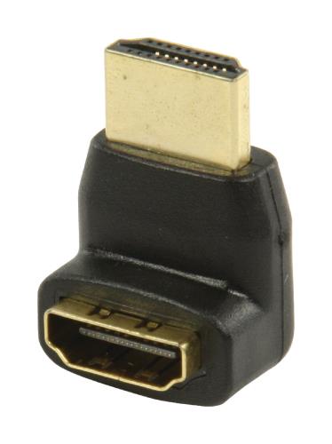 Valueline VGVP34902B HDMI-adapter HDMI-connector 270° gehoekt - HDMI input zwart