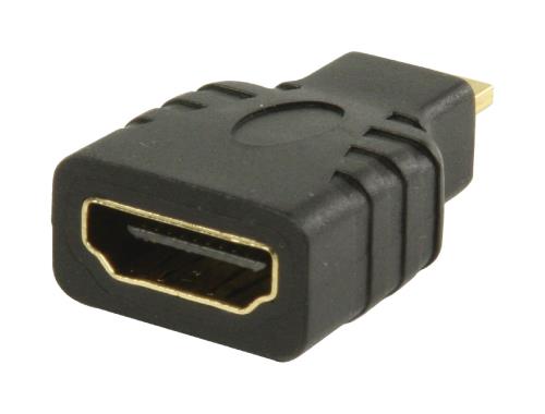 Valueline VGVP34907B HDMI-adapter HDMI micro-connector - HDMI input zwart
