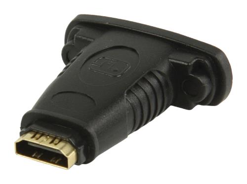 Valueline VGVP34911B HDMI - DVI-adapter HDMI input - DVI vrouwelijk zwart
