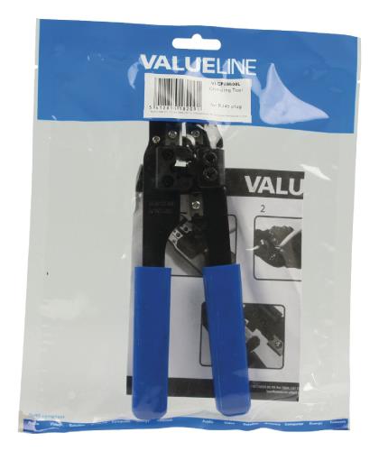 Valueline VLCP89500L RJ45 krimptang blauw
