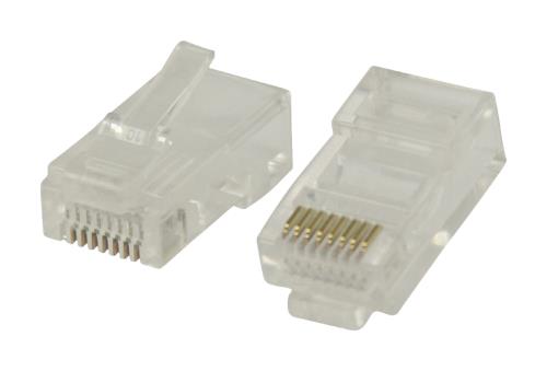 Valueline VLCP89301T RJ45 connectoren voor stranded UTP CAT 5 kabels 10 stuks