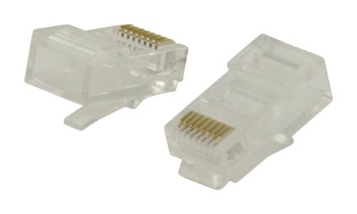 Valueline VLCP89301T RJ45 connectoren voor stranded UTP CAT 5 kabels 10 stuks