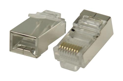 Valueline VLCP89303M RJ45 connectoren voor stranded STP CAT 5 kabels 10 stuks