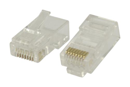 Valueline VLCP89305T RJ45 connectoren voor stranded UTP CAT 6 kabels 10 stuks