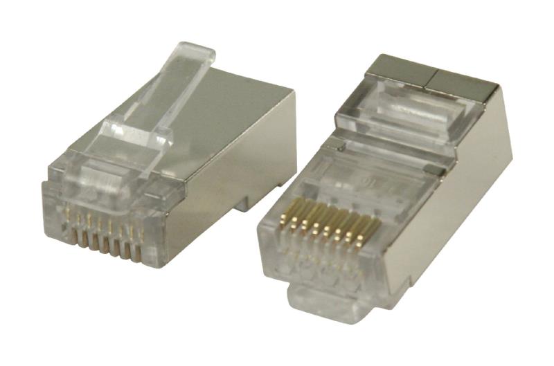 Valueline VLCP89307M RJ45 connectoren voor stranded STP CAT 6 kabels 10 stuks