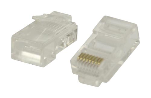 Valueline VLCP89331T Easy use RJ45 connectoren voor stranded UTP CAT5 kabels 10 stuks