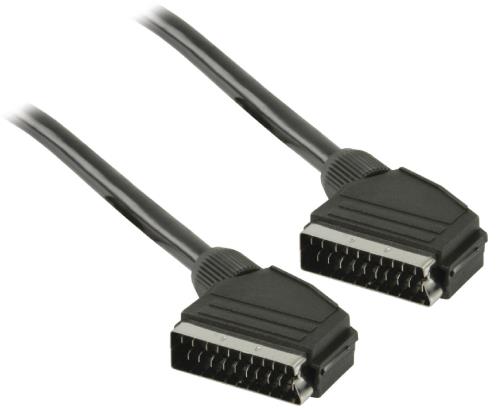 Valueline VLVP31000B05 SCART kabel SCART mannelijk - SCART mannelijk 0,50 m zwart