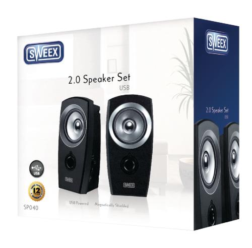 Sweex SP040 Sweex 2.0 speakerset USB