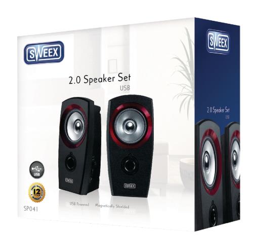 Sweex SP041 Sweex 2.0 speakerset USB
