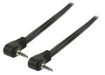 Valueline VLVP22000B10 Jack AV 3,5 mm kabel Jack AV 3,5 mm mannelijk - Jack AV 3,5 mm mannelijk 1,00 m zwart