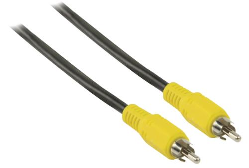 Valueline VLVP24100B100 RCA composiet kabel RCA mannelijk composiet - RCA mannelijk composiet 10,0 m zwart