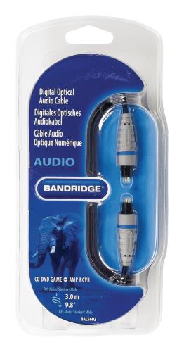 Bandridge BAL5603 Digitale optische audiokabel 3.0 m