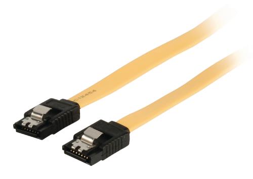 Bandridge BCL9401 SATA 6 GB/s-datakabel SATA 7-pins contraplug - SATA 7-pins contraplug 1,0 m geel