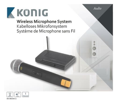 König KN-MICW512 Draadloos microfoonsysteem