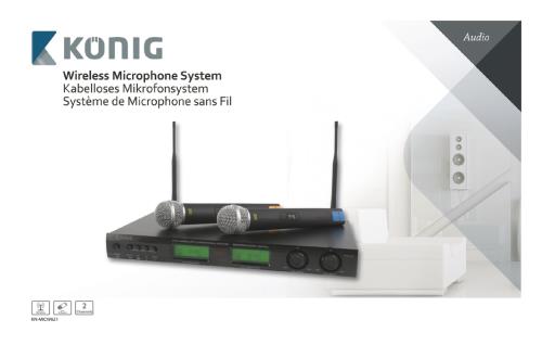 König KN-MICW621 Draadloos 16-kanaals microfoonsysteem