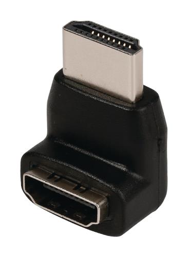 Valueline VLVB34902B HDMI adapter HDMI connector 270° gehoekt - HDMI input zwart