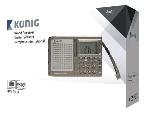König HAV-PR31 FM-wereldontvanger