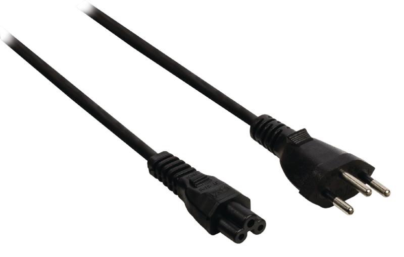 Valueline VLEP11220B50 Stroomkabel Zwitserse plug mannelijk - IEC-320-C5 5,00 m zwart