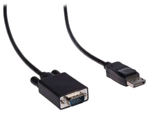 Valueline VLCP37300B10 DisplayPort - VGA kabel DisplayPort male - VGA male 1,00 m zwart