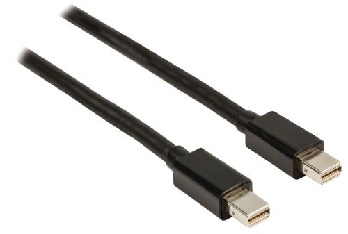 Valueline VLCP37500B10 Mini DisplayPort kabel Mini DisplayPort male - Mini DisplayPort male 1,00 m zwart