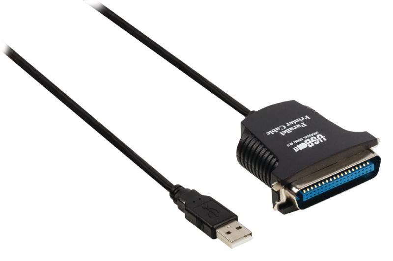 Valueline VLCP60880B20 USB-printerkabel USB 2.0 A male - centronics 36-pin male 2,00 m zwart
